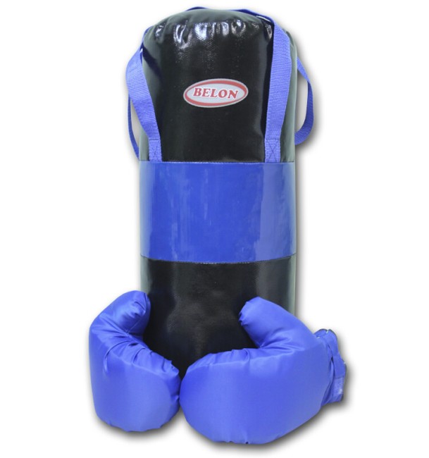 Набор для бокса Belon Груша и перчатки 2 тент (НБ-003-СЧ)