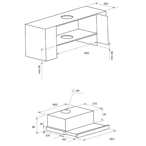 Встраиваемая вытяжка Kuppersberg Slimlux II 90 XG Встраиваемая вытяжка Kuppersberg Slimlux II 90 XG
