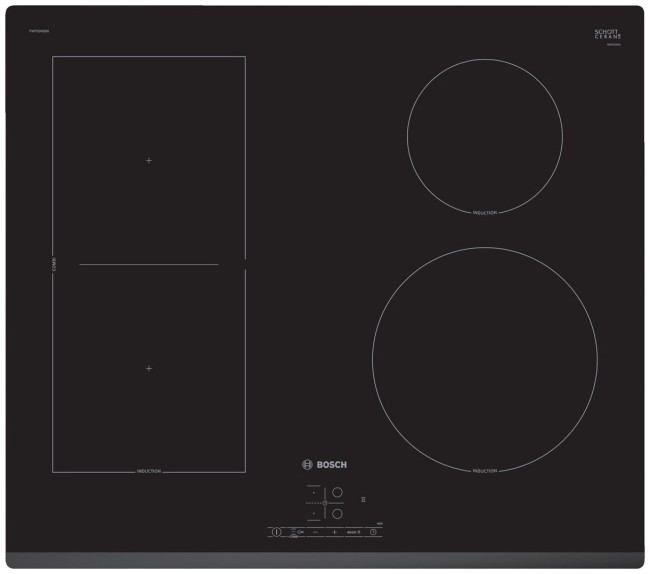 Встраиваемая индукционная варочная панель Bosch PWP63RBB6E Встраиваемая индукционная варочная панель Bosch PWP63RBB6E
