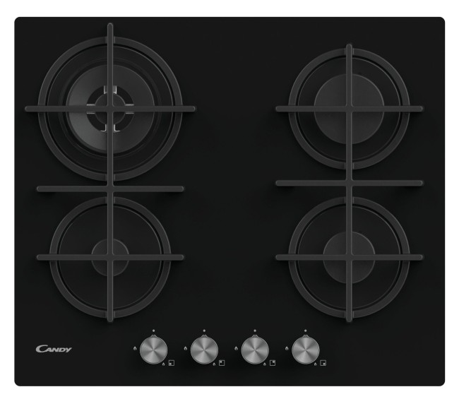 Встраиваемая газовая варочная панель Candy CVG6BR4WPB Встраиваемая газовая варочная панель Candy CVG6BR4WPB