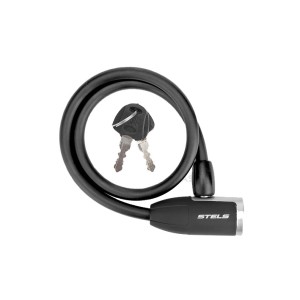 Трос-замок Stels 84356 (650мм) D10мм черный