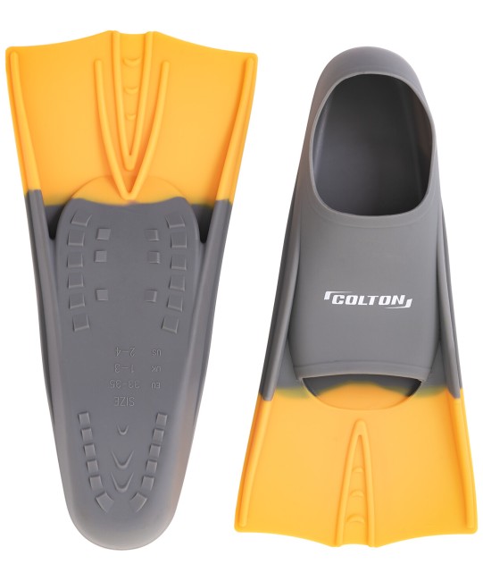 Ласты Colton CF-01 серый/оранжевый 33-35