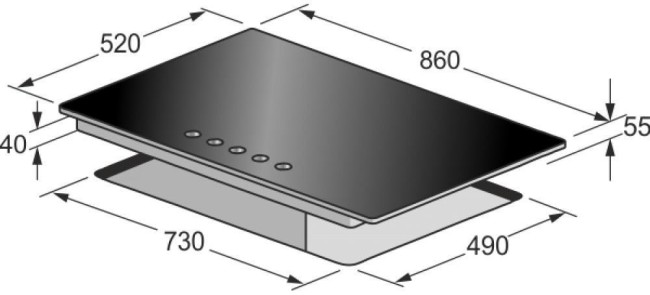 Встраиваемая газовая варочная панель Kaiser KCG 9386 Turbo