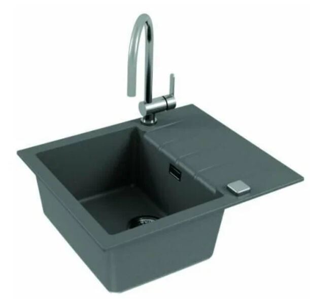 Кухонная мойка Alveus CADIT 10 CONCRETE-G81 серый (1132020)