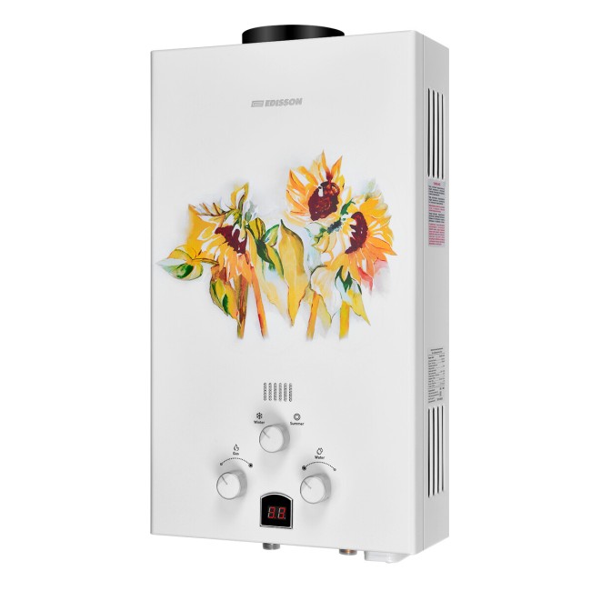 Газовая колонка Edisson E 20 GD (Подсолнухи) Газовая колонка Edisson E 20 GD (Подсолнухи)