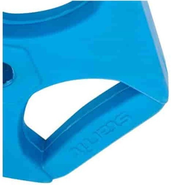 Диск обрезиненный Starfit BB-205 5 кг d=26 мм, синий с хватами