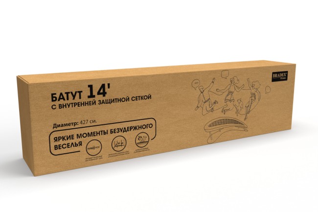 Батут Bradex SF0716 14ft (427см) Батут Bradex SF0716 14ft (427см)