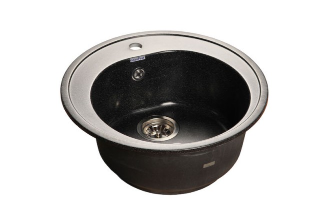 Кухонная мойка GranFest Rondo GF-R-510 черный Кухонная мойка GranFest Rondo GF-R-510 черный