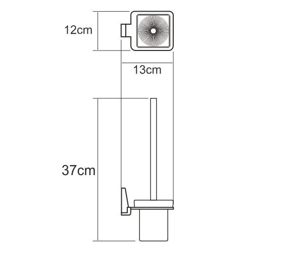 Щетка для унитаза подвесная WasserKraft Abens K-3227