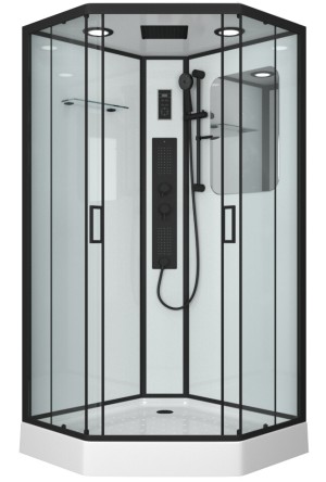 Душевая кабина Niagara NG-6902-01GD black