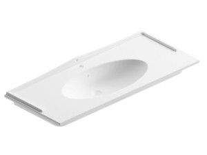 Раковина керамическая Berloni Bagno QUADRA VINTAGE (LAVQAVINCXR58100) белый глянцевый