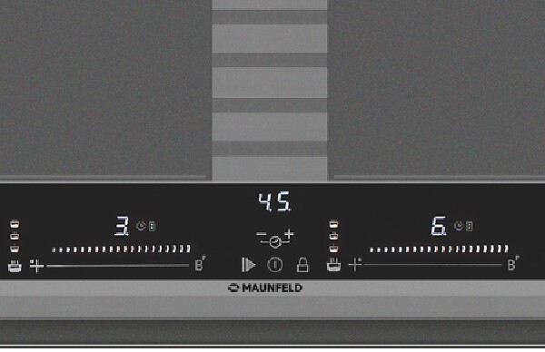 Встраиваемая индукционная варочная панель Maunfeld CVI594SF2MDGR Lux