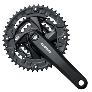 Шатун Shimano Altus черный EFCM371E422CL
