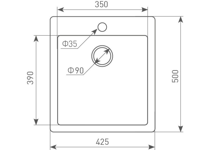 Кухонная мойка Zigmund & Shtain Platz 425 каменная соль Кухонная мойка Zigmund & Shtain Platz 425 каменная соль