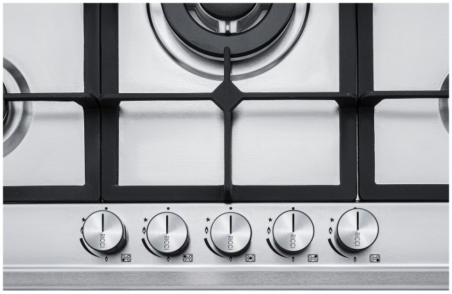 Встраиваемая газовая варочная панель Ricci HBS5706 Встраиваемая газовая варочная панель Ricci HBS5706