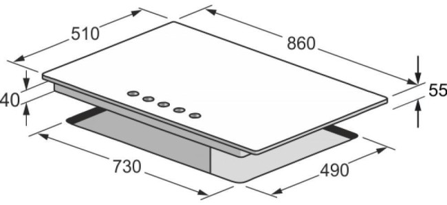 Встраиваемая газовая варочная панель Kaiser KG 9356 Turbo Встраиваемая газовая варочная панель Kaiser KG 9356 Turbo