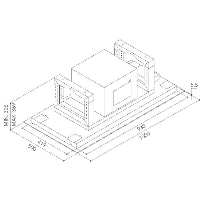 Встраиваемая вытяжка KitchenAid KEICD 10010