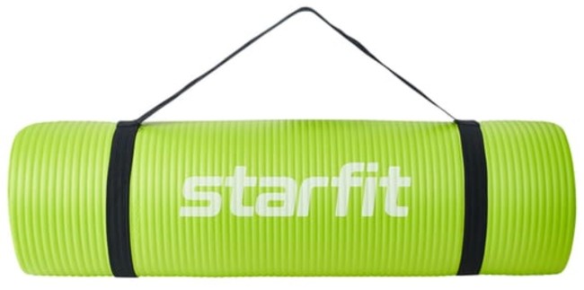 Коврик для йоги и фитнеса Starfit FM-301 NBR 1,0 см 183x61 см лаймовый Коврик для йоги и фитнеса Starfit FM-301 NBR 1,0 см 183x61 см лаймовый