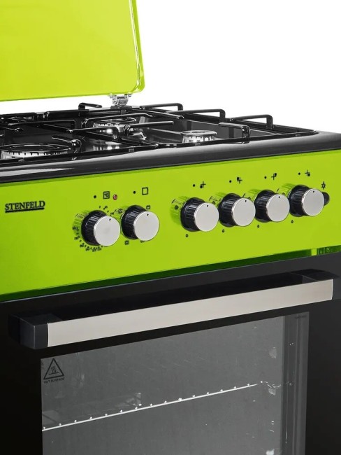 Комбинированная плита Stenfeld T641GEF-02 желтый