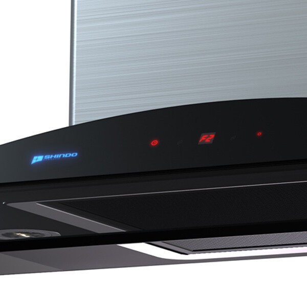 Каминная вытяжка Shindo Leda sensor 90 B/BG 4 ET Каминная вытяжка Shindo Leda sensor 90 B/BG 4 ET