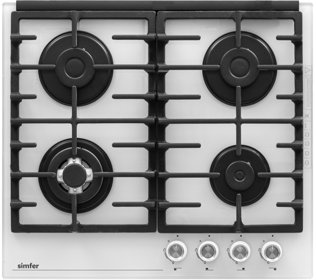 Встраиваемая газовая варочная панель Simfer H60H41C570 Встраиваемая газовая варочная панель Simfer H60H41C570