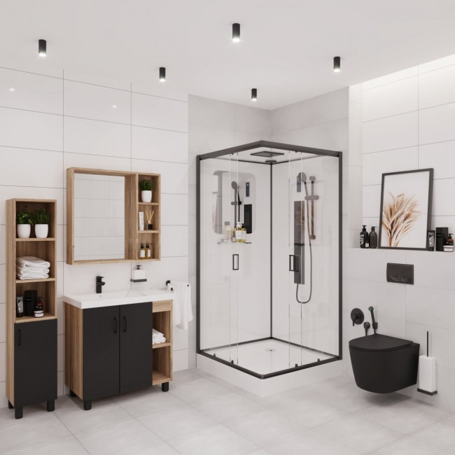 Душевая кабина Niagara NG-6902-01GQ black