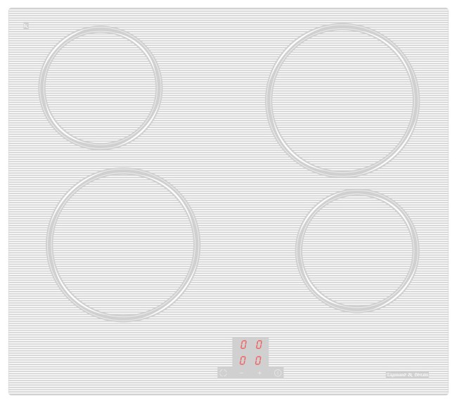 Встраиваемая электрическая варочная панель Zigmund & Shtain CNS 027.60 WX