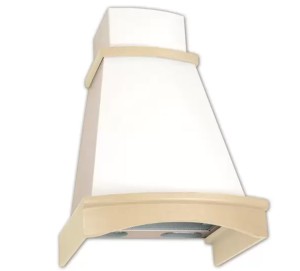 Каминная вытяжка Elikor Ротонда 50П-650-П3Л бежевый/дуб рустика