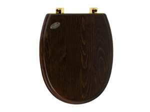 Сиденье для унитаза Simas ARCADE (AR009Oro) орех/золото