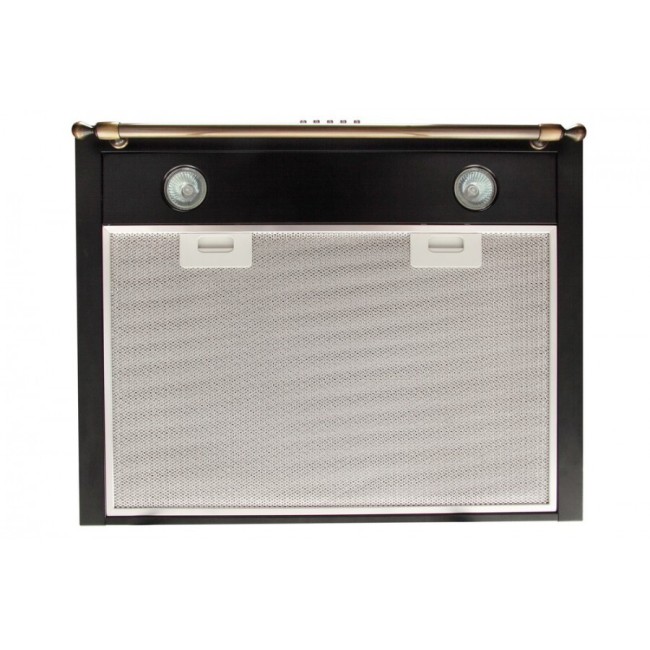 Каминная вытяжка ZorG Allegro B 750 60 черный/релинг бронза Каминная вытяжка ZorG Allegro B 750 60 черный/релинг бронза