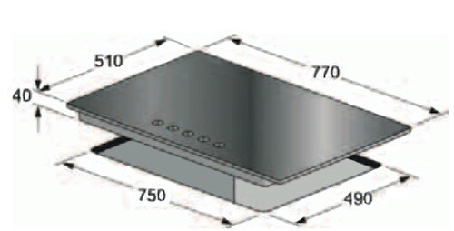 Встраиваемая газовая варочная панель Kaiser KCG 8382 Turbo Встраиваемая газовая варочная панель Kaiser KCG 8382 Turbo