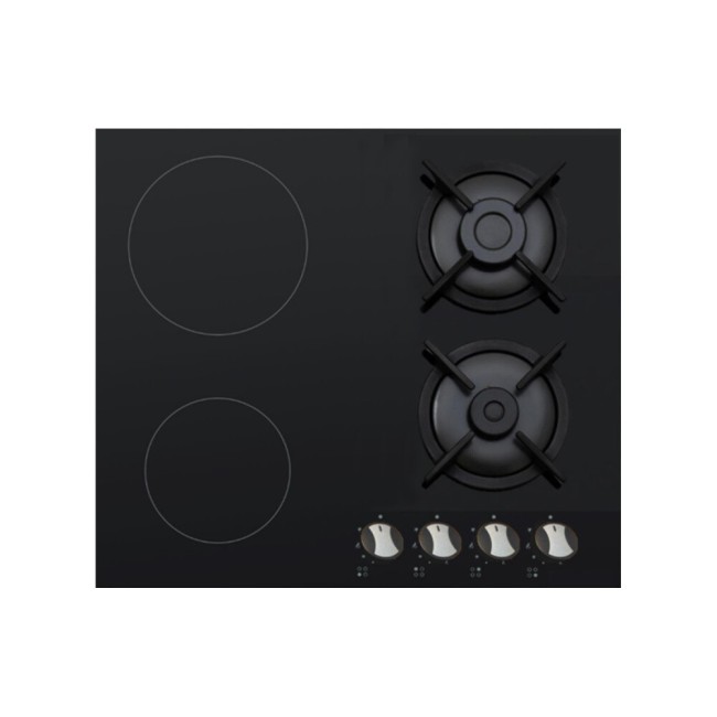 Встраиваемая комбинированная варочная панель HOMSair HG641VBK Встраиваемая комбинированная варочная панель HOMSair HG641VBK