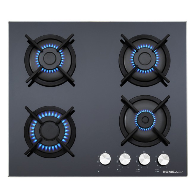 Встраиваемая газовая варочная панель HOMSair HGG641BK Встраиваемая газовая варочная панель HOMSair HGG641BK