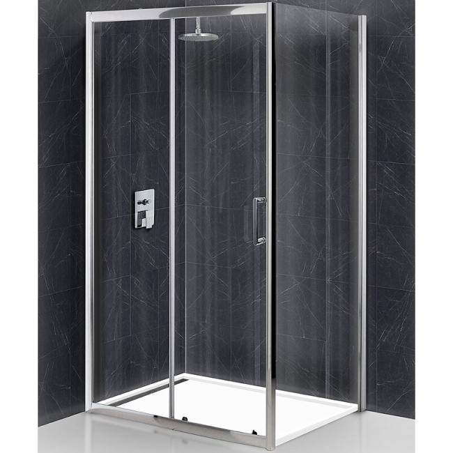 Душевой уголок BelBagno (UNO-AH-1-100/80-C-Cr)