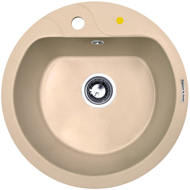 Кухонная мойка Zigmund & Shtain Kreis 505F топленое молоко