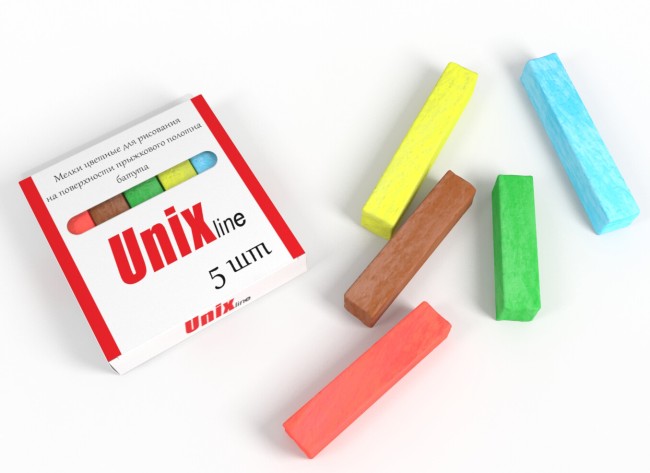 Мелки для рисования на батуте Unix Line TRUMEL5 Мелки для рисования на батуте Unix Line TRUMEL5