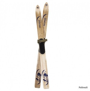 Лыжи Маяк Лесные деревянные 175*11