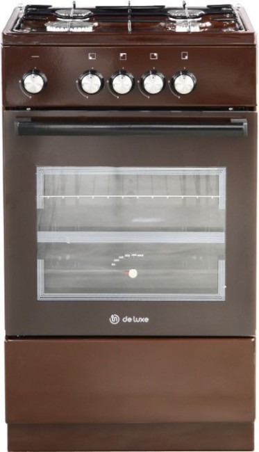 Газовая плита DeLuxe 5040.48 г щ 014 коричневый
