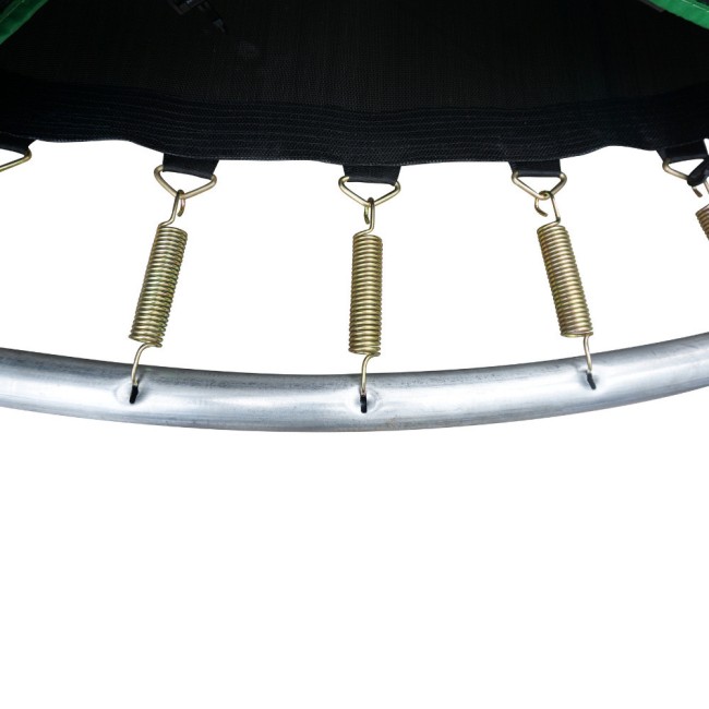 Батут MiSoon 12ft-366 PRO с внешней сеткой и лестницей