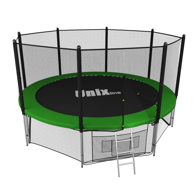 Батут Unix Line 14 ft outside green