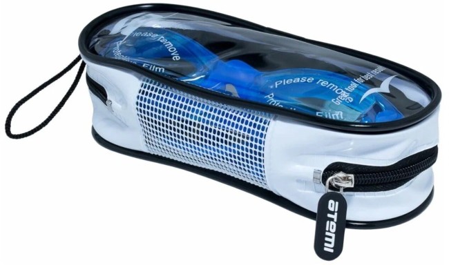 Очки для плавания Atemi N8601 силикон с берушами голубой Очки для плавания Atemi N8601 силикон с берушами голубой