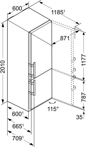 Холодильник Liebherr CBNef 4815
