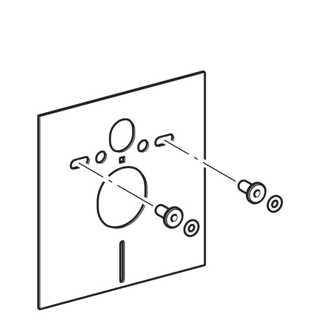 Звукоизоляция для инсталляции Geberit черный (156.050.00.1)