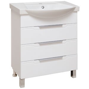 Тумба под раковину Runo Верона 65 белый (ВнТ83RUNO)