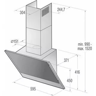 Каминная вытяжка Gorenje WHI 651 S1 XGB