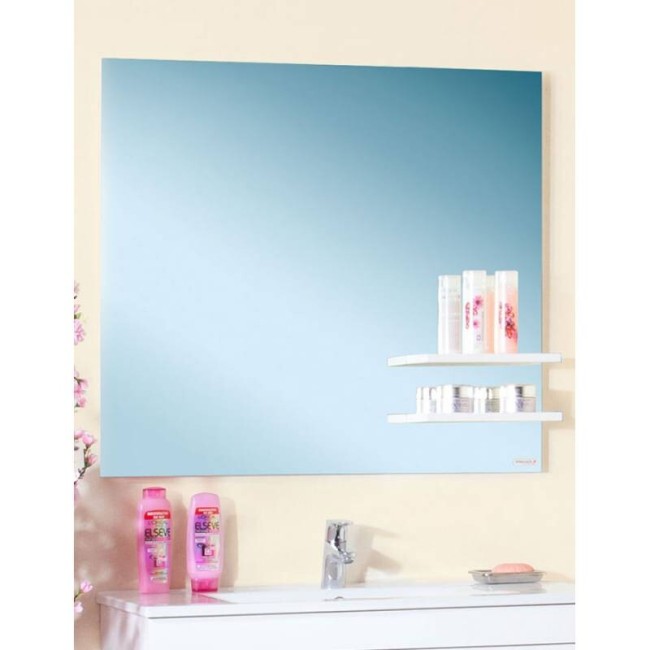 Зеркало Бриклаер Мадрид 85 белый глянец Зеркало Бриклаер Мадрид 85 белый глянец