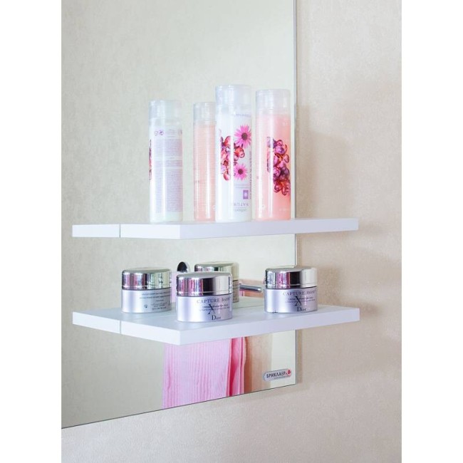 Зеркало Бриклаер Мадрид 85 белый глянец Зеркало Бриклаер Мадрид 85 белый глянец