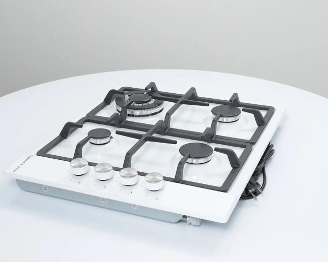 Встраиваемая газовая варочная панель Zigmund & Shtain GN 98.61 W Встраиваемая газовая варочная панель Zigmund & Shtain GN 98.61 W