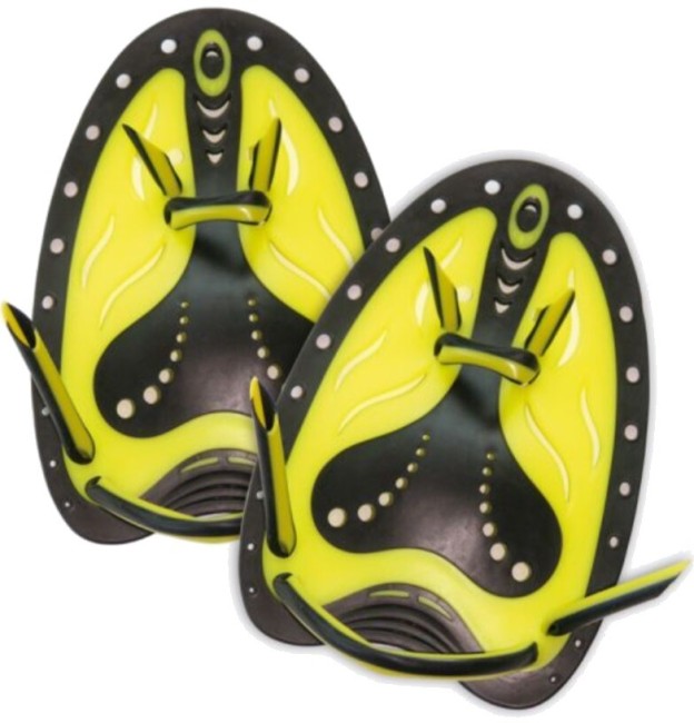 Лопатки для плавания Aqquatix Comfort Paddles M желтый Лопатки для плавания Aqquatix Comfort Paddles M желтый