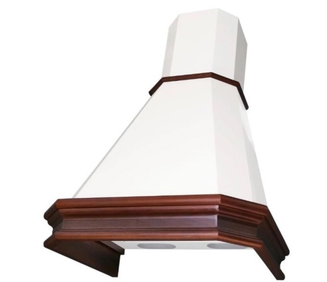 Каминная вытяжка Elikor Пергола 60П-650-П3Л золотой антик/дуб